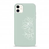 iPhone 11 dėklas Pump Silicone Minimalistic "Floral"
