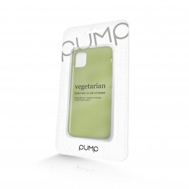 iPhone 11 Pro dėklas Pump Silicone Minimalistic "Vegetarian Wiki" 2