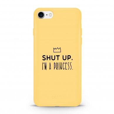 iPhone 7 Plus / 8 Plus dėklas Pump Silicone Minimalistic "I'm A Princess"