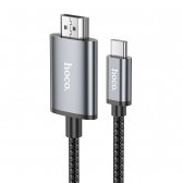 Adapteris Hoco UA27 USB-C to HDMI pilkas