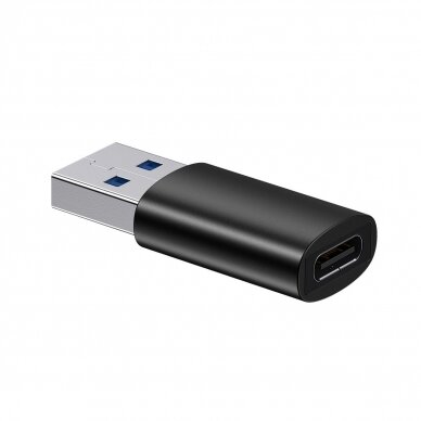 Adapteris Baseus Ingenuity Series USB-A3.1 to Type-C OTG juodas ZJJQ000101
