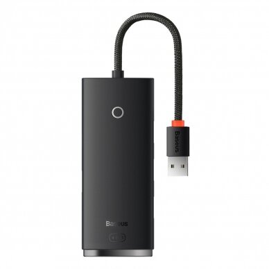 Adapteris Baseus Lite Series HUB USB-A to 4xUSB3.0 juodas WKQX030001