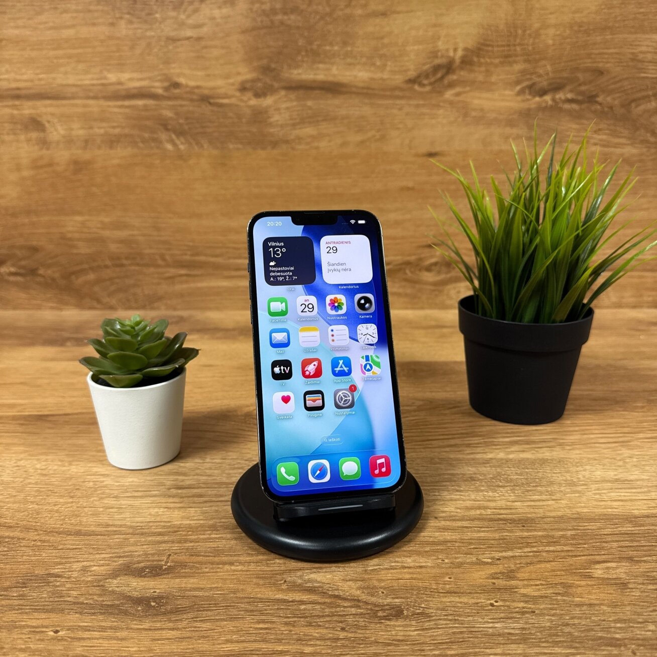 Apple iPhone 13 Pro Max 256GB Sierra Blue | 100% Battery | C | Atnaujintas 1 Apple iPhone 13 Pro Max 256GB Sierra Blue | 100% Battery | C | Atnaujintas 1