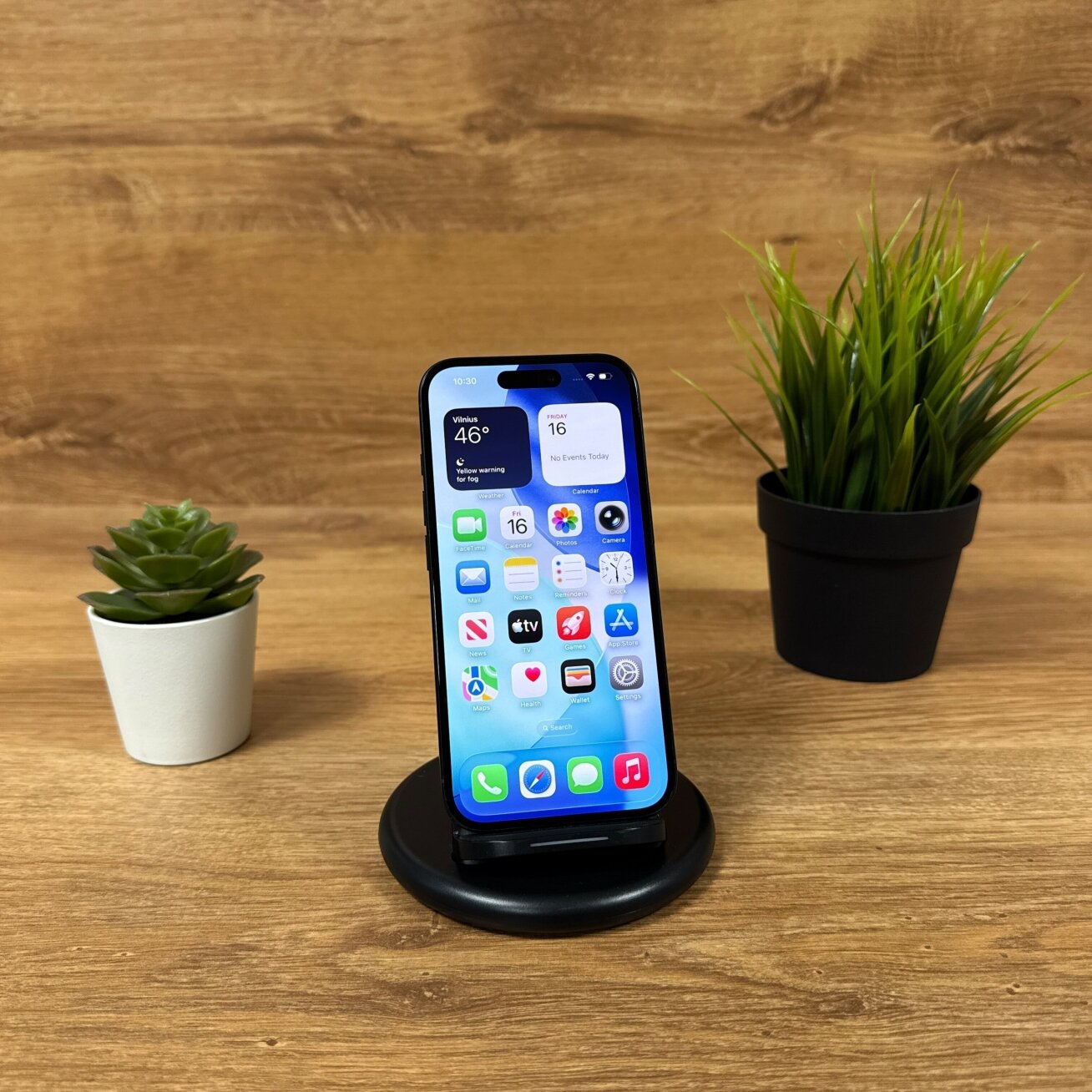 Apple iPhone 16 128GB Black | 92% Battery | B | Atnaujintas 1