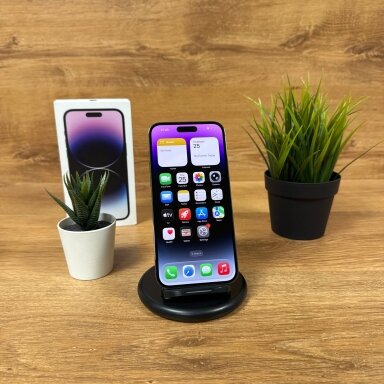 Apple iPhone 14 Pro Max 128GB Deep Purple | 100% Battery | A+ | Atnaujintas