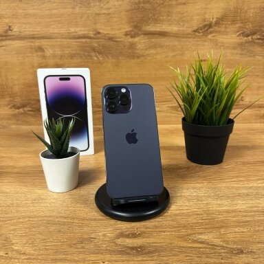 Apple iPhone 14 Pro Max 128GB Deep Purple | 100% Battery | A+ | Atnaujintas