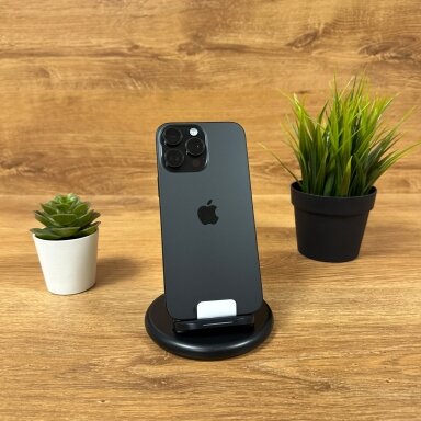 Apple iPhone 16 Pro Max 256GB Black Titanium | 100% Battery | Naujas