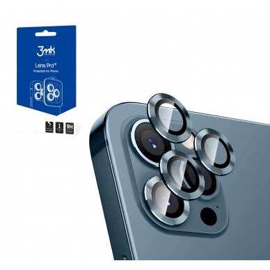 Apple iPhone 14 Pro/14 Pro Max apsauginis stikliukas kamerai 3MK Lens Pro