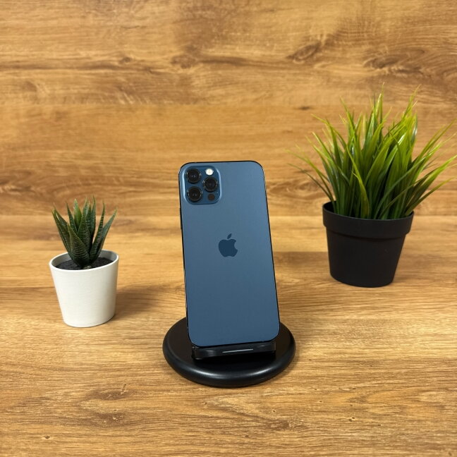 Apple iPhone 12 Pro 128GB Pacific Blue | 100% Battery | B | Atnaujintas Apple iPhone 12 Pro 128GB Pacific Blue | 100% Battery | B | Atnaujintas