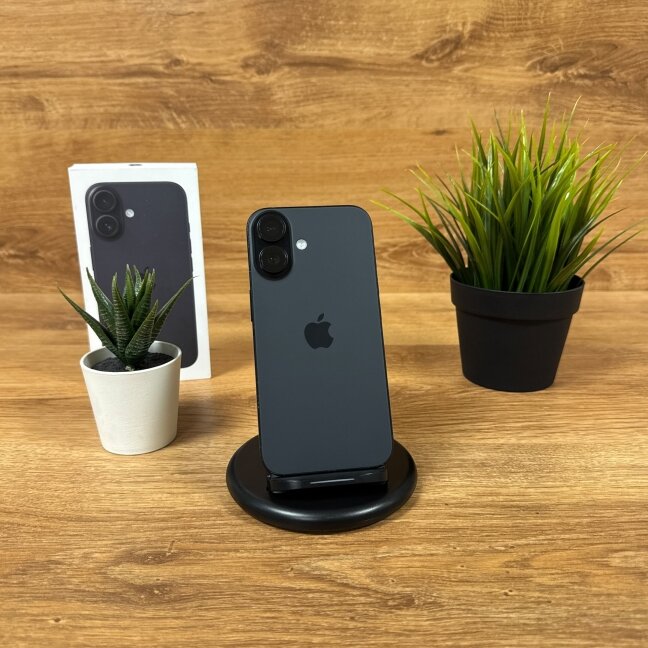Apple iPhone 16 128GB Black | 88% Battery | B | Atnaujintas Apple iPhone 16 128GB Black | 88% Battery | B | Atnaujintas