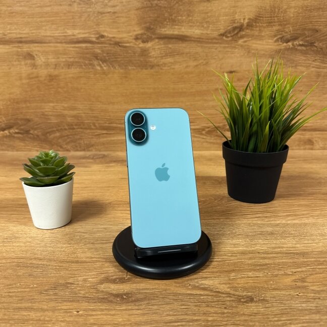 Apple iPhone 16 128GB Teal | 92% Battery | B | Atnaujintas