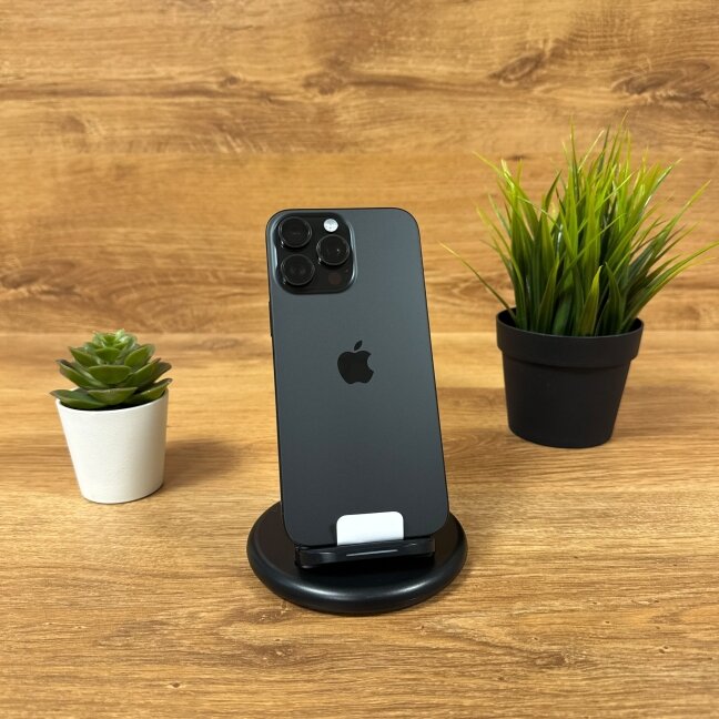 Apple iPhone 16 Pro Max 256GB Black Titanium | 100% Battery | Naujas Apple iPhone 16 Pro Max 256GB Black Titanium | 100% Battery | Naujas