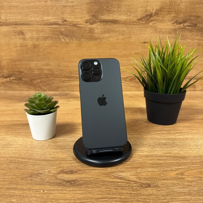 Apple iPhone 16 Pro Max 1TB Black Titanium | 90% Battery | A+ | Atnaujintas