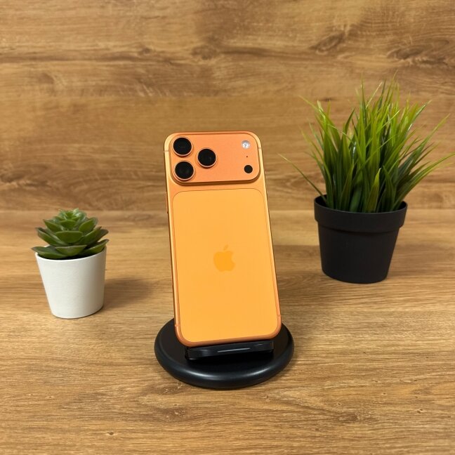 Apple iPhone 17 Pro Max 256GB Cosmic Orange | 100% Battery | A+ | Ekspozicinis Apple iPhone 17 Pro Max 256GB Cosmic Orange | 100% Battery | A+ | Ekspozicinis