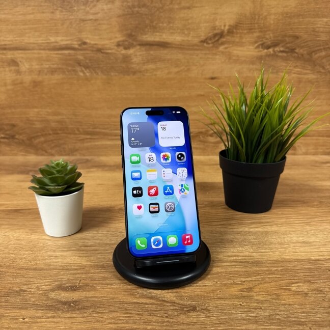 Apple iPhone 17 Pro Max 256GB Blue | 100% Battery | A | Atnaujintas 1 Apple iPhone 17 Pro Max 256GB Blue | 100% Battery | A | Atnaujintas 1