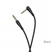 Audio adapteris 3,5mm į 3,5mm HOCO UPA15 AUX su mikrofonu juodas