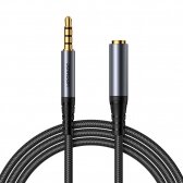 Audio kabelis Joyroom SY-A09 3,5mm (M) to 3,5mm (F) 1.2m juodas
