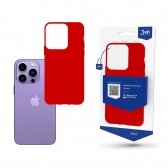 Apple iPhone 14 Plus dėklas 3mk Matt Case raudonas