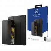 Samsung X810/X816 Tab S9 Plus dėklas 3mk Soft Tablet Case juodas