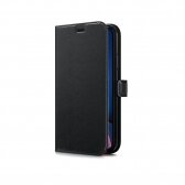 Samsung S21 Plus dėklas BeHello Gel Wallet juodas