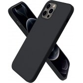 Apple iPhone 15 Plus dėklas Liquid Silicone 1.5mm juodas