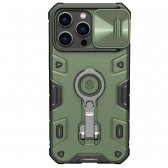 Apple iPhone 14 Pro dėklas Nillkin CamShield Armor Pro žalias