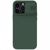 Apple iPhone 14 Pro Max dėklas Nillkin CamShield Silky Magnetic Silicone tamsiai žalias