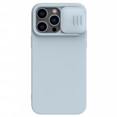Apple iPhone 14 Pro dėklas Nillkin CamShield Silky Magnetic Silicone pilkas