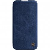 Apple iPhone 14 dėklas Nillkin Qin Pro Leather mėlynas