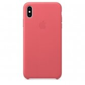 Apple iPhone XS Max dėklas originalus MTEX2ZM/A Leather rožinis