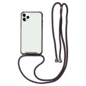 Apple iPhone 12 Pro Max dėklas Strap Case juodas