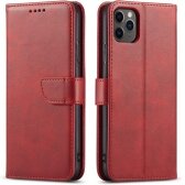 Samsung A125 A12/M127 M12 dėklas Wallet Case raudonas