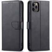 Samsung A715 A71 dėklas Wallet Case juodas