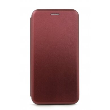 Samsung G965 S9 Plus dėklas "Book Elegance" vyno raudona