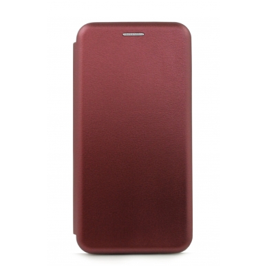 Samsung G973 S10 dėklas "Book Elegance" vyno raudona