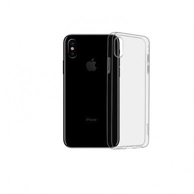 Apple iPhone 12 Pro Max dėklas Hoco Light TPU juodas