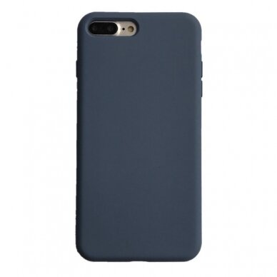 Apple iPhone 13 Pro dėklas Liquid Silicone 1.5mm tamsiai mėlynas