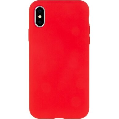 Samsung A02s A025G dėklas Mercury Silicone Case raudonas