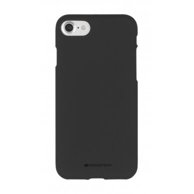 Apple iPhone 12 / 12 Pro dėklas Mercury Soft Jelly Case juodas