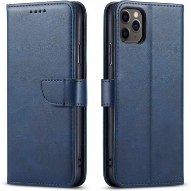 Apple iPhone 11 dėklas Wallet Case mėlynas
