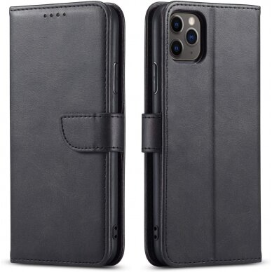 Samsung A336 A33 5G dėklas Wallet Case juodas