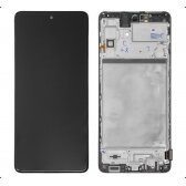 Ekranas Samsung M515 M51 su lietimui jautriu stikliuku juodas originalus (service pack)