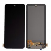 Ekranas Xiaomi Redmi Note 10 4G su lietimui jautriu stikliuku juodas OLED