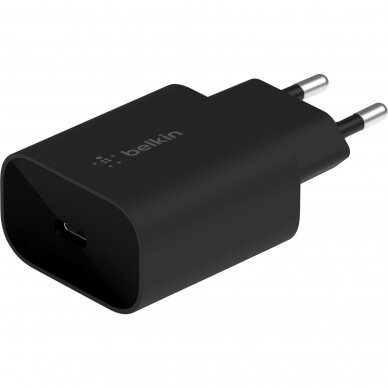 Įkroviklis buitinis Belkin Boost Charge USB-C PD 3.0 PPS 25W juodas