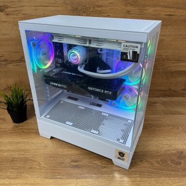 Intop AQUA i7-14700F  / 32GB / 1TB SSD /  RTX5070Ti 16GB / WIN11Pro | White | A+ | Ekspozicinis