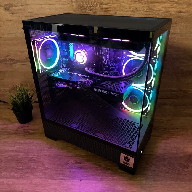 Intop AQUA i7-14700F  / 32GB / 1TB SSD /  RTX5070Ti 16GB / WIN11Pro | Black | A+ | Ekspozicinis 1