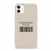 iPhone 11 dėklas Pump Silicone Minimalistic "Barcode"