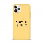iPhone 11 Pro dėklas Pump Silicone Minimalistic "I'm a Princess"
