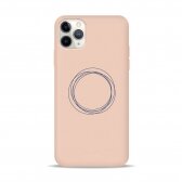 iPhone 11 Pro Max dėklas Pump Silicone Minimalistic "Circles on Light"
