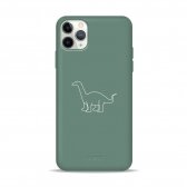 iPhone 11 Pro Max dėklas Pump Silicone Minimalistic "Dino"
